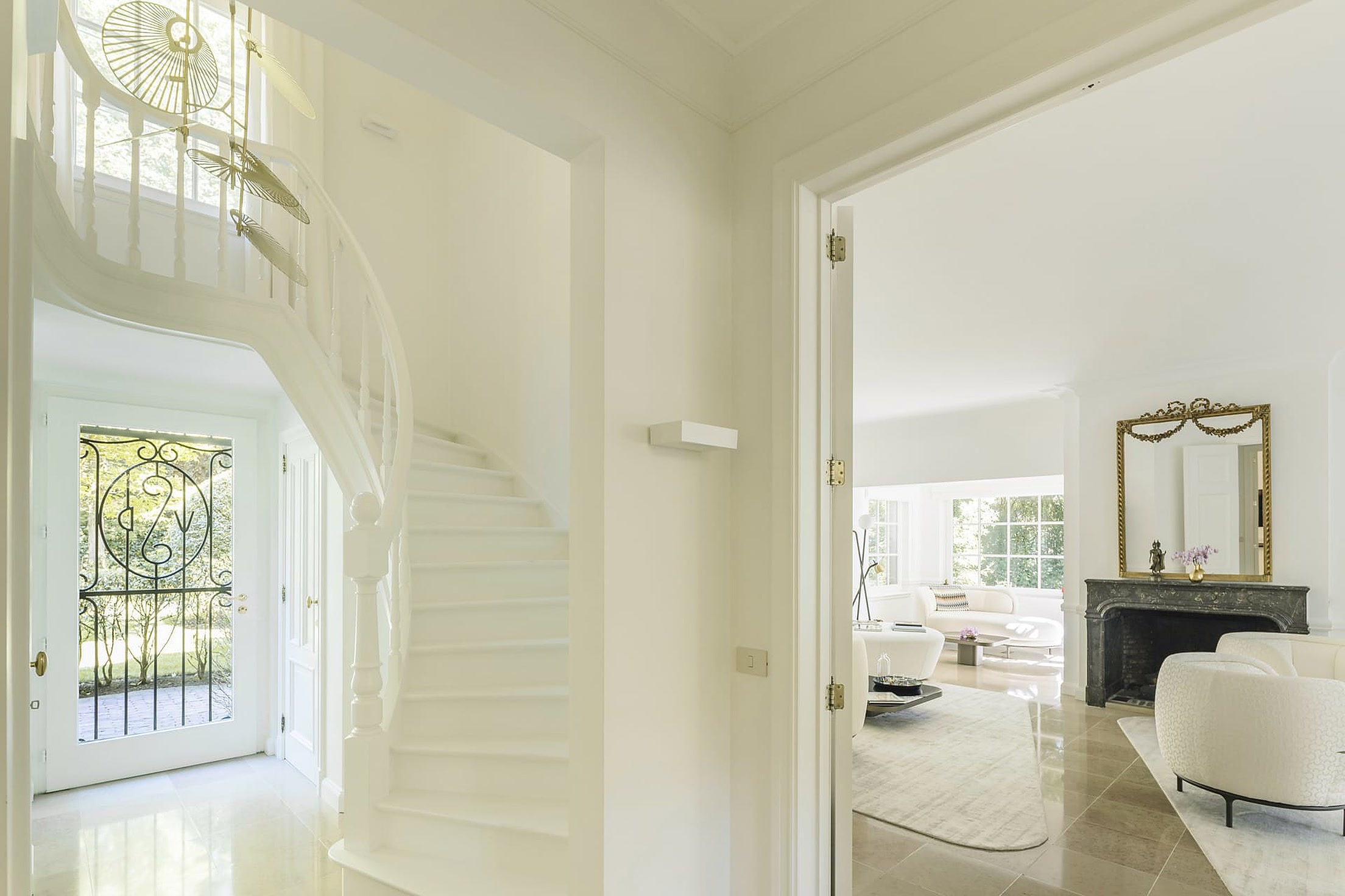 Elegante wenteltrap